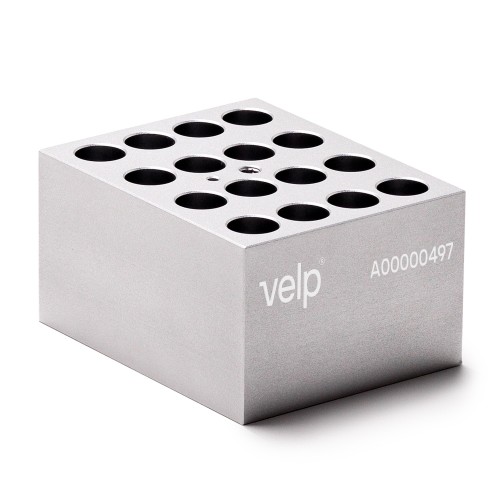 Blocco STT-W16-D130-A per 16 provette con fondo tondo da 12/13 mm. di diametro