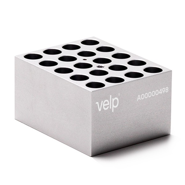 Blocco STT-W20-D130-A per 20 provette con fondo tondo da 12/13 mm. di diametro