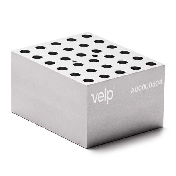 Blocco MCT-W30-V005-A per 30 provette PCR da 0,5 ml.