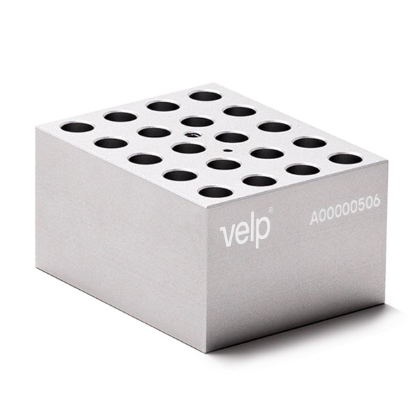 Blocco MCT-W20-V015-B per 20 microprovette da 1,5 ml.
