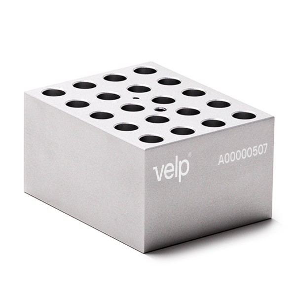 Blocco MCT-W20-V020-A per 20 microprovette da 2,0 ml.