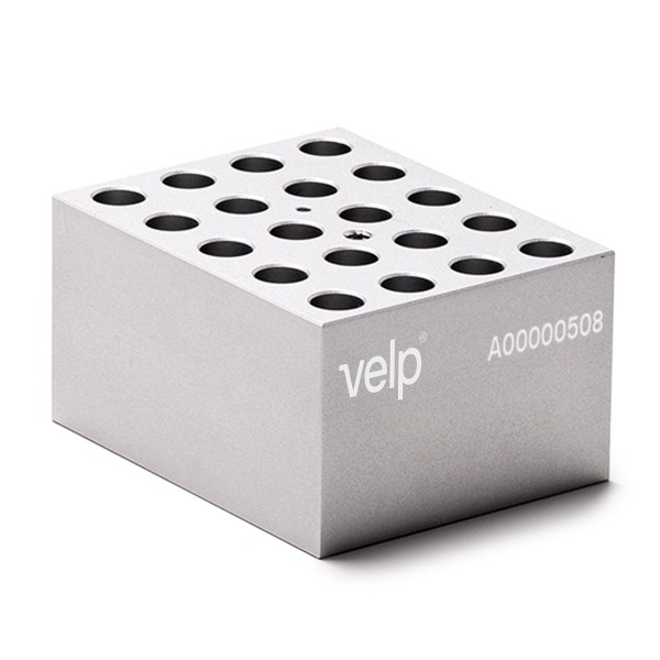 Blocco MCT-W20-V020-B per 20 microprovette da 2,0 ml.
