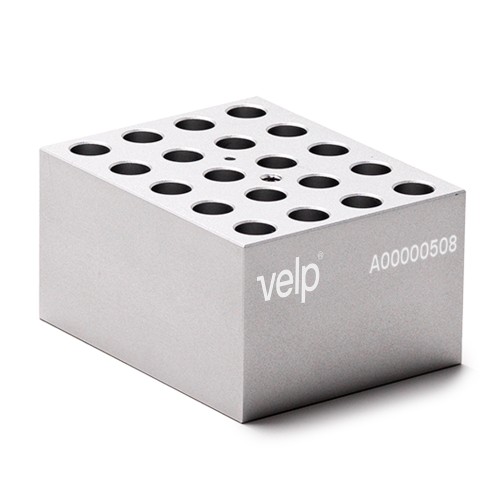 Blocco MCT-W20-V020-B per 20 microprovette da 2,0 ml.
