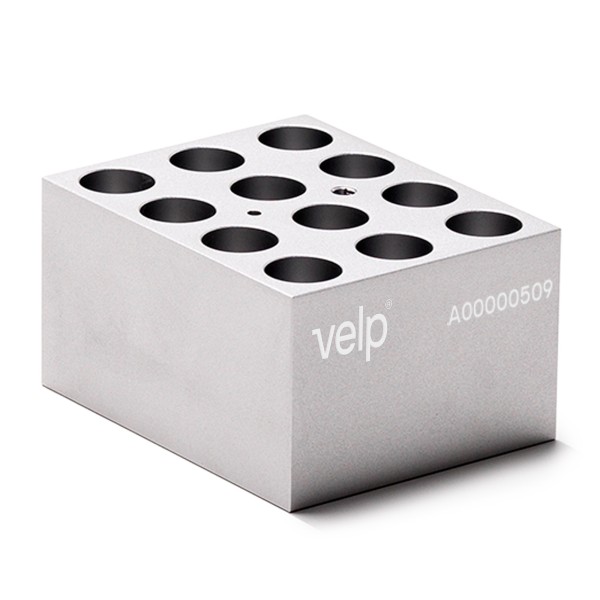 Blocco CCT-W12-V150-A per 12 provette da fondo conico da 15 ml.
