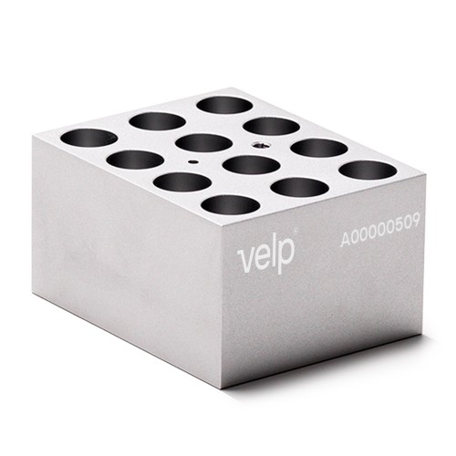 Blocco CCT-W12-V150-A per 12 provette da fondo conico da 15 ml.