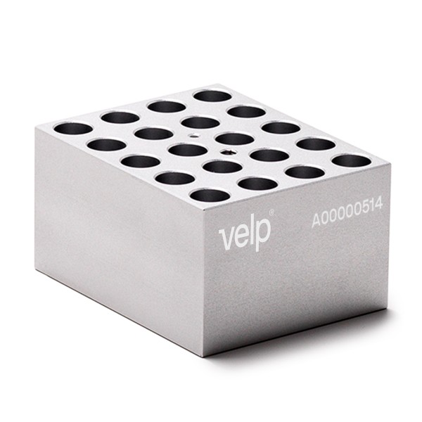Blocco VLS-W20-D120-A per vials / fiale da 12 mm. di diametro