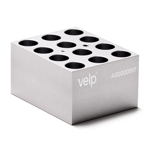 Blocco VLS-W12-D170-A per 12 vials / fiale da 17 mm. di diametro