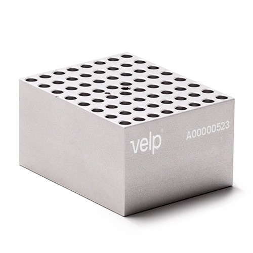 Blocco PCR-W64-V002-A per 64 provette PCR da 0,2 ml.