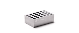 Blocco COD-W24-D160-A per 24 provette a fondo tondo da 16 mm. - consigliato per COD