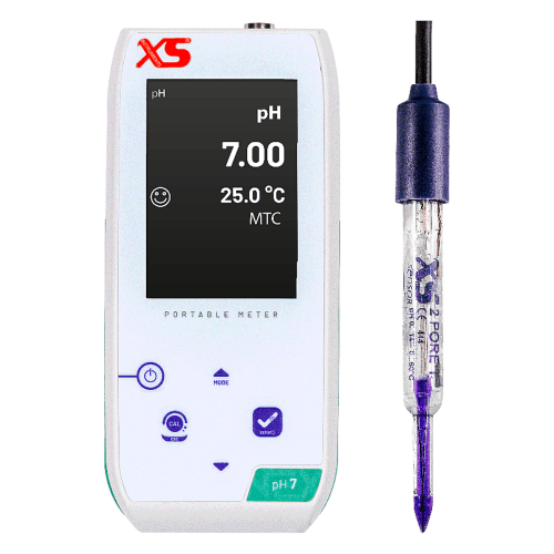 Phmetro portatile PH 7 NEX FOOD con elettrodo XS 2 pore T