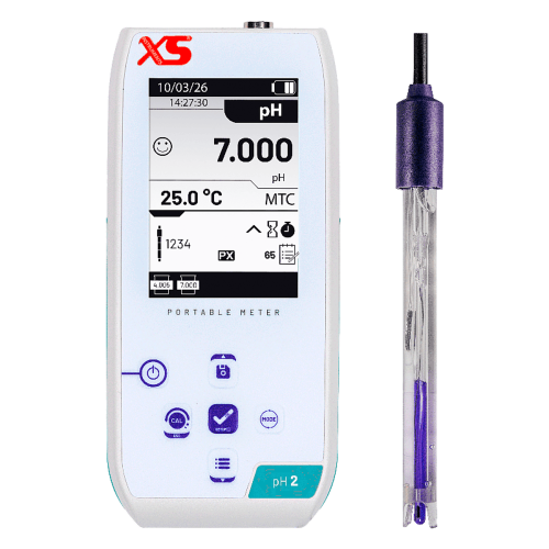 Phmetro portatile PH 2 NEX con elettrodo XS 201 T