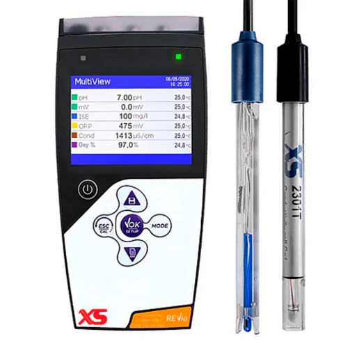 Multiparametro portatile REVio con elettrodo 201 T e cella 2301T