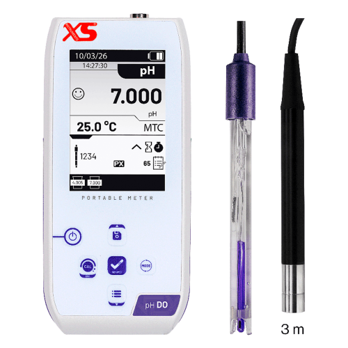 Multiparametro portatile pH DO NEX con elettrodo 201 T/3 e sensore LDO con cavo 3 metri
