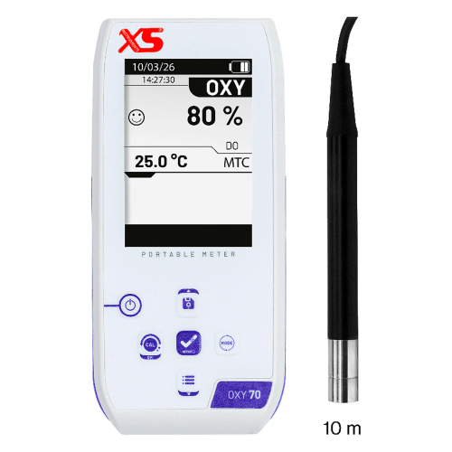 Ossimetro portatile OXY 70 NEX - sensore ottico cavo 10 metri