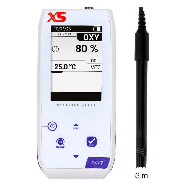 Ossimetro portatile OXY 7 NEX - sensore polarografico DO7/3MT