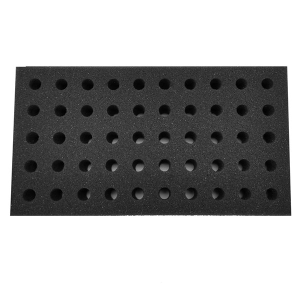 Rack per 50 provette diametro 12 mm.