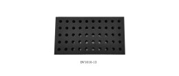 Rack per 50 provette diametro 13 mm.