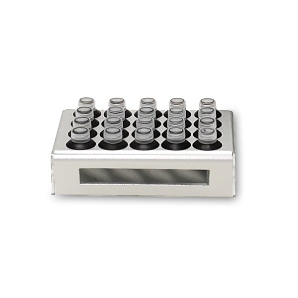 Rack per 20 microprovette da 2,0 ml. set da 2 (richiede IPD9600-96)