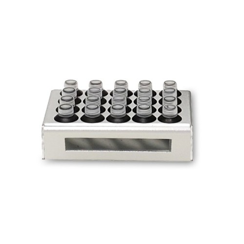 Rack per 20 microprovette da 2,0 ml. set da 2 (richiede IPD9600-96)