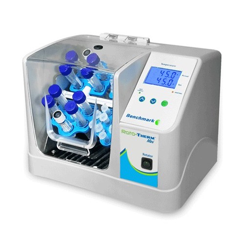 Agitatore rotante a velocità variabile con incubazione Roto-Therm Plus