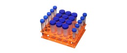 Magic clamp portaprovette per 30 provette da 15 ml. e 20 provette da 50 ml.