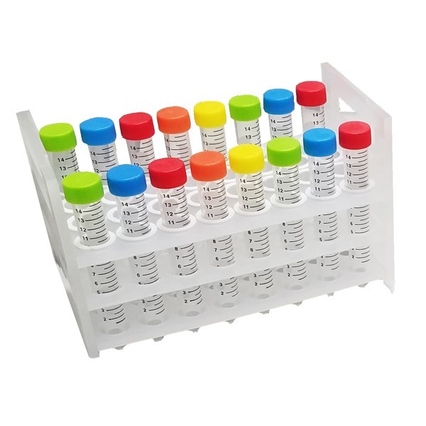 Magic clamp portaprovette per 32 provette da 15 ml.