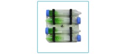 Magic clamp portaprovette orizzontale per 4 provette da 15 ml.