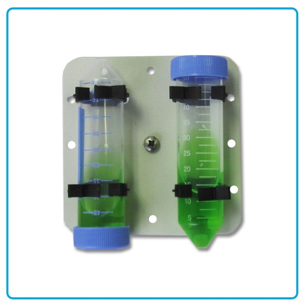 Magic clamp portaprovette orizzontale per 2 provette da 50 ml.