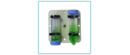 Magic clamp portaprovette orizzontale per 2 provette da 50 ml.