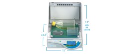 Incubatore con agitatore Incu-Shaker Mini con tappetino in gomma antiscivolo