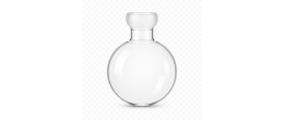 Pallone vetro borosilicato per evaporatore rotante  ml. 250 - cono 34/35