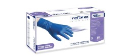 Guanti in lattice HR manichetta lunga  senza polvere Reflexx R98 misura S - Conf. da 50
