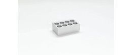 Blocco 8 fori per provette 50 ml per HB 120