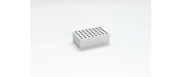 Blocco 40 fori per provette 2 ml per HB 120