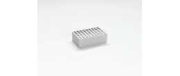 Blocco 18 fori per singolo volume per provette 0,2 / 0,5 /1,5 /2 ml perHB 120