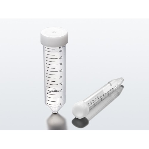 Provetta conica in polipropilene tappo a vite - 15 ml. - confezione da 500 esente da metalli