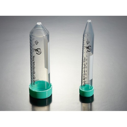 Provetta conica in polipropilene tappo a vite - 15 ml. - confezione da 500 (RCF max 21.000 xg)
