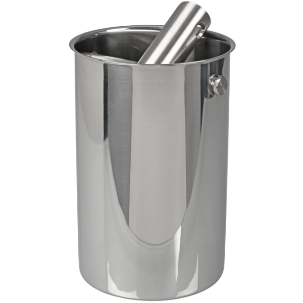 Bicchiere oscillante inox da 1000 ml.
