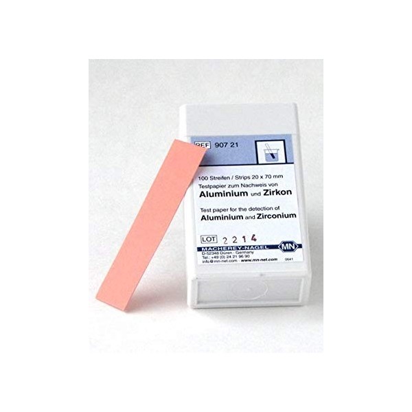 Cartine indicatrici Ioni alluminio Cartine indicatrici Ioni alluminio