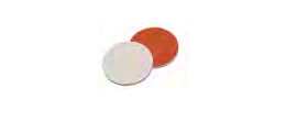 Setto 8 mm. in gomma rossa / PTFE beige