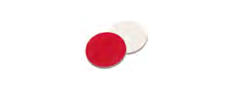 Setto 8 mm. in Silicone crema / PTFE rosso
