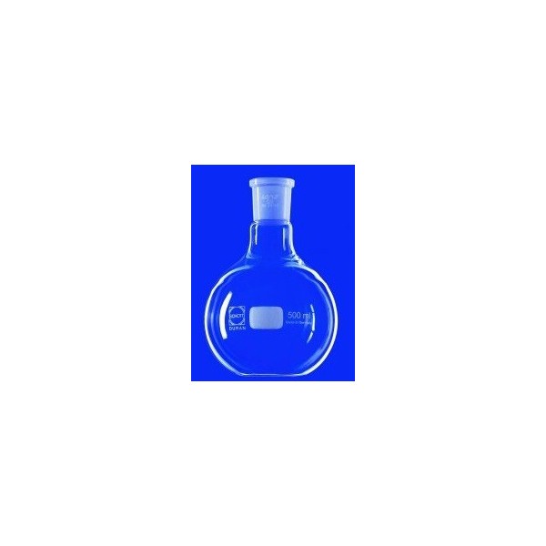 Pallone vetro Duran fondo piatto ml. 50 - cono 14/23
