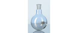 Pallone vetro Duran fondo tondo ml. 6000 - cono 45/40
