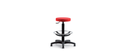 Sgabello tondello con elevazione a gas