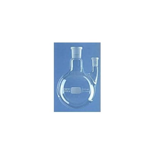 Pallone vetro Duran fondo tondo ml. 5000 - cono centrale 45/40 - cono laterale parallelo 29/32