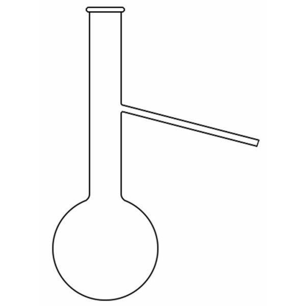 Pallone vetro borosilicato per distillazione ml. 250 - orlo svasato