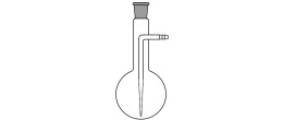Pallone vetro borosilicato per distillazione in corrente di vapore ml. 250 - cono 29/32