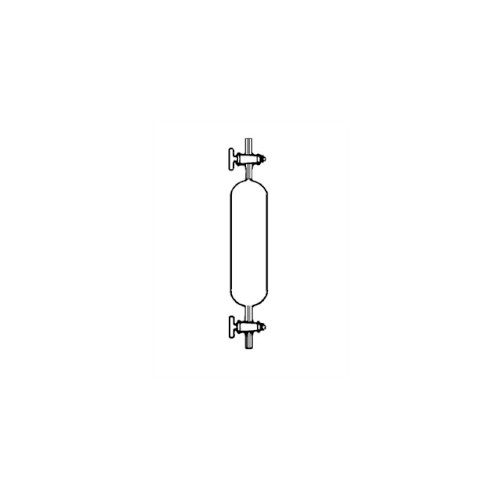 Pipetta per prelievo gas ml. 100 rubinetti in PTFE