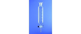 Imbuto separatore cilindrico graduato ml 100 - Rub. vetro