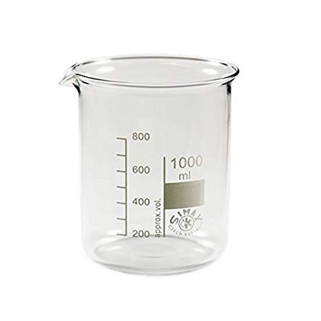 Becher In Vetro Borosilicato A Bassa Forma &ndash; 5/10/25/50/100 Ml Per Laboratorio